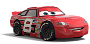 Disney Pixar Cars Supercharged Dale Earnhardt Jr. #8 L0545 Asst. N0949 Mattel 1:55 scale die cast car