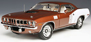 1971 Plymouth Cuda Hemi Dark Bronze Metallic Highway 61 50616 1:18 scale