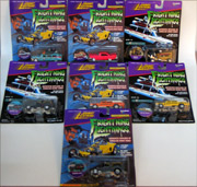 Frightning Lightning 7 car set w/ Ghostbusters ECTO & Christine cars Johnny Lightning 411-00