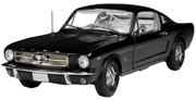 1965 Ford Mustang Fastback Raven Black Ertl American Muscle Authentics 39300 1:18 scale die cast model car