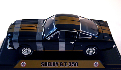 1966 Ford Mustang Shelby GT-350H Hertz Black and Gold Limited Edition Shelby 