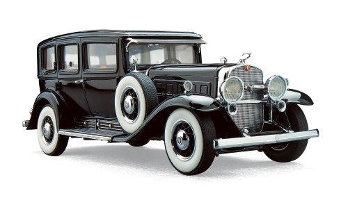 diecast car of 1930 V16 Cadillac