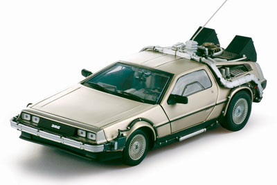 Back to the Future I movie Delorean 1:18 Sunstar Diecast Model Car 2711