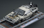 Back to the Future III movie 1981 Delorean Railroad version 1:18 Sunstar Diecast Model Car 2714