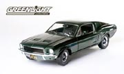 Greenlight Collectibles 1968 Ford Mustang GT390 Steve McQueen Bullitt diecast movie car 1/18 scale 43207 GN