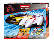 Speed Racer Mach 5 and Racer X Carrera GO!!! 62068 1:43 scale slot car race set