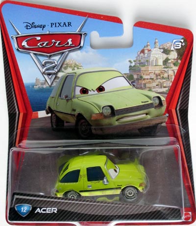 pixar cars 2 diecast. Disney Pixar Cars 2 Acer
