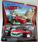 Disney Pixar Cars 2 Francesco Bernoulli Mattel V2796 V2800 1:55 Diecast Movie Car