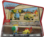 Disney Pixar Cars Luigi & Guido Ferrari Movie Moments The World of Cars Edition Mattel M4255 1:55 scale die cast cars