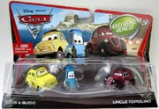 Disney Pixar Cars 2 Luigi, Guido & Uncle Topolino 3 car set Mattel V2832 V2837 1:55 Diecast Movie Cars