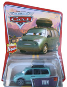 Disney Pixar Cars The World of Cars Edition Van M1054 #61 Mattel 1:55 scale die cast movie replica