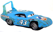 Disney Pixar Cars Race O Rama Edition Damaged King M1054 #82 Mattel 1:55 scale die cast movie replica
