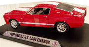 Eleanor Exclusive Red 1967 Shelby Ford Mustang GT500 1/18 Shelby Collectibles DC500E03