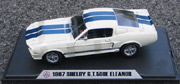 White Eleanor Gone In 60 Seconds - 2000 1967 Shelby Ford Mustang GT500 1/18 Shelby Collectibles DC500E08