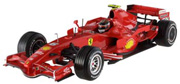 2007 Ferrari F2007 Kimi Raikkonen Formula 1 Race Car Hot Wheels MAT-N4658 1:18 scale die cast model car
