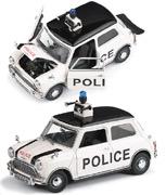 1967 Morris Mini Cooper Police Car - Limited Edition 1:24 scale Franklin Mint diecast model car