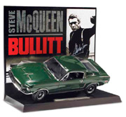 Steve McQueen Bullitt - 1968 Ford Mustang GT-390 1:24 Franklin Mint B11E90424
