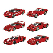 Hot Wheels 6 Car Set of Ferrari Collectible Sports Cars N2549 1:43 scale diecast model cars