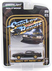 Smokey and the Bandit 1977 Pontiac T/A Trans Am Greenlight Collectibles Hollywood 1:64 scale 44610