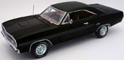 1970 Plymouth GTX Black 1:18 GMP G1803124 diecast model car