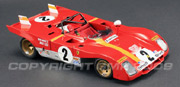 1972 Ferrari 312PB Mario Andretti/Jacky Ickx #2 GMP G1804104 1:18 diecast model car