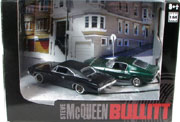 Bullitt 1968 Mustang & 1968 Dodge Charger Movie Diorama Greenlight Collectibles 56010 1:64