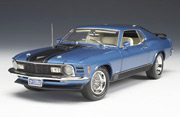 1970 Ford Mach I Mustang Medium Blue Metallic Highway 61 50587 1:18 scale