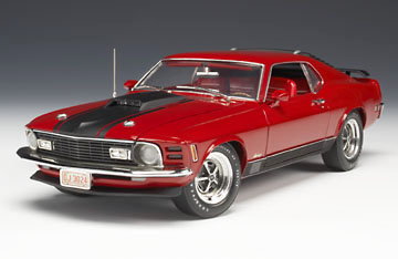 1970 Ford Mach I Mustang Candy Apple Red Highway 61 50588 1:18 scale