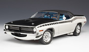 1970 Plymouth Cuda AAR Alpine White Highway 61 50613 1:18 scale