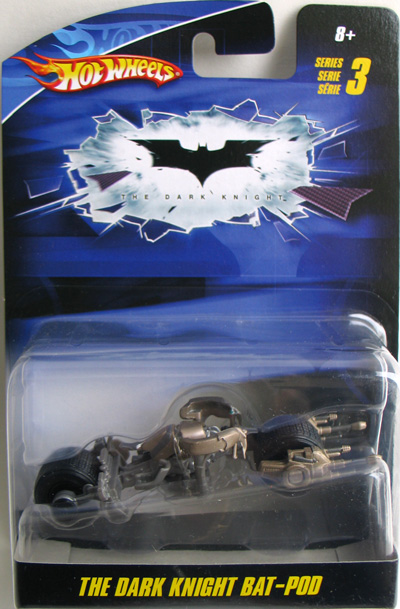 Batman The Dark Knight Bat-Pod Series 3 Hot Wheels 1:50 L8788 P3636 diecast model car