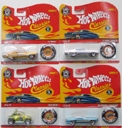 Hot Wheels Classics Vintage Assortment 6 car case 1/64 scale L8363-999B Series 4