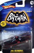 1966 Batman Batmobile w/ Trailer Hitch Hot Wheels Series 2 L8788 1/50 scale die cast George Barris TV car
