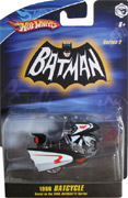 1966 Batman Batcycle and Sidecar Hot Wheels Series 2 L8788 1/50 scale die cast TV motorcycle