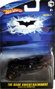 Batman The Dark Knight Batmobile Hot Wheels Series 2 L8788 1/50 scale die cast 2008 movie car