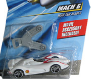 Speed Racer Mach 6 w/ Saw BladesHot Wheels 1/64 M4529 M5922 2008 Movie Car