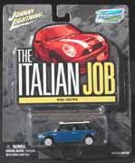 Italian Job Mini Blue 1:64 Hollywood Wheels Johnny Lightning 36242