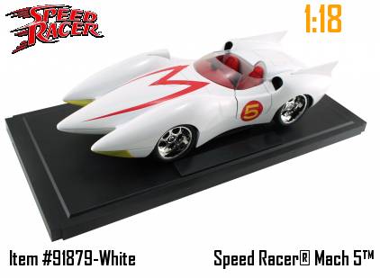 Jada Speed Racer Mach 5 91879 1:18 scale Dub City die cast movie car