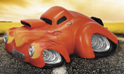 Fat-So Classic 30's Willys Gasser Hot Rod Magazine cover car Monster Rides MR1004 Auto Art