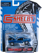 1966 Shelby Ford Mustang GT350 Blue w/White Stripes 1/64 Shelby Collectibles DC64000A die cast model car