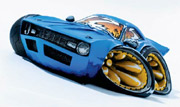 Speed Freaks Camaro Acid Dip Racer Figurine Automotive Art Sculpture w/ Skid Pad CA03565