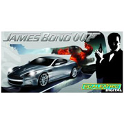 James Bond 007 Aston Martin & Chase Car Scalextric Digital C1222T 1:32 slot car race set