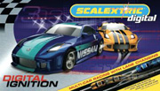 Digital Ignition - Nissan's Scalextric USA Sport Digital C1186T 1:32 scale slot car race set
