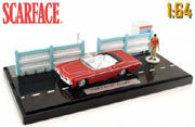 Scarface Al Pacino 1968 Chevy Impala 1:64 w/Tony Montana figure Diecast Jada 90457