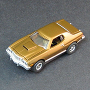 1976 Ford Torino Brown X-Traction Flamethrowers Release 4 RD122J HO Scale slot car