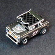 Ford Baja Bronco Metallic Dark Silver X-Traction Flamethrowers Release 4 RD122J HO Scale slot car