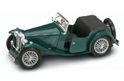 1947 MG TC Midget Convertible Yatming 92468 Green 1:18 scale diecast model car