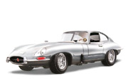 1961 Jaguar E-Type Coupe Bburago 18-12044 Grey 1:18 scale diecast model car