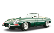 1961 Jaguar E-Type Convertible Bburago 18-12046 Green 1:18 scale diecast model car