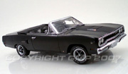 1970 Plymouth Road Runner Convertible Black Limited Edition GMP 1803110 1:18 scale die cast model car